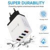 4USB Mobile Phone Charger 3A Charging Head